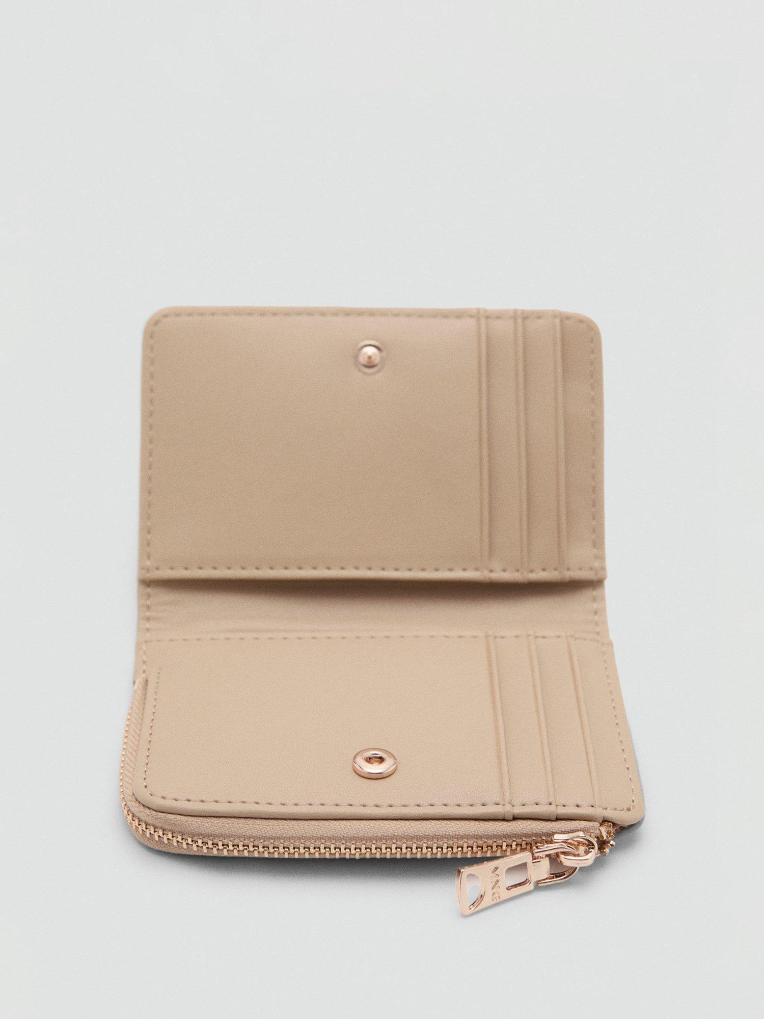 Product image 3 of 4, which shows Mango Martes Zipped Purse, Yellow