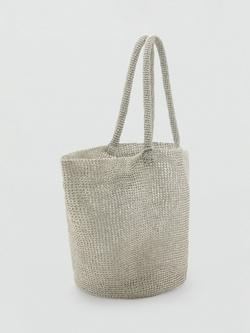 Mango Platino Shoulder Bag - view 2, Silver