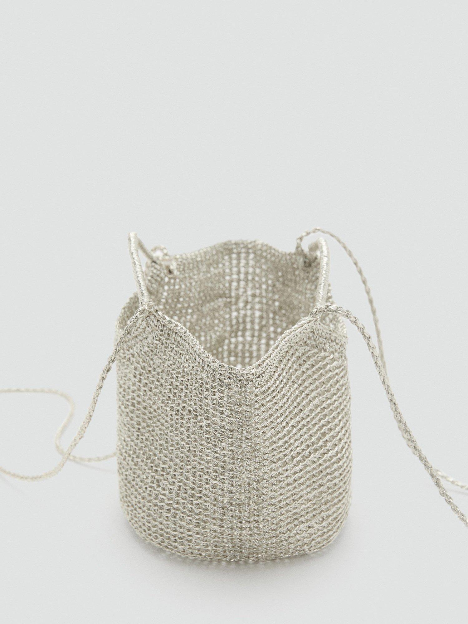Product image 5 of 5, which shows Mango Platino Cross Body Bag, Silver