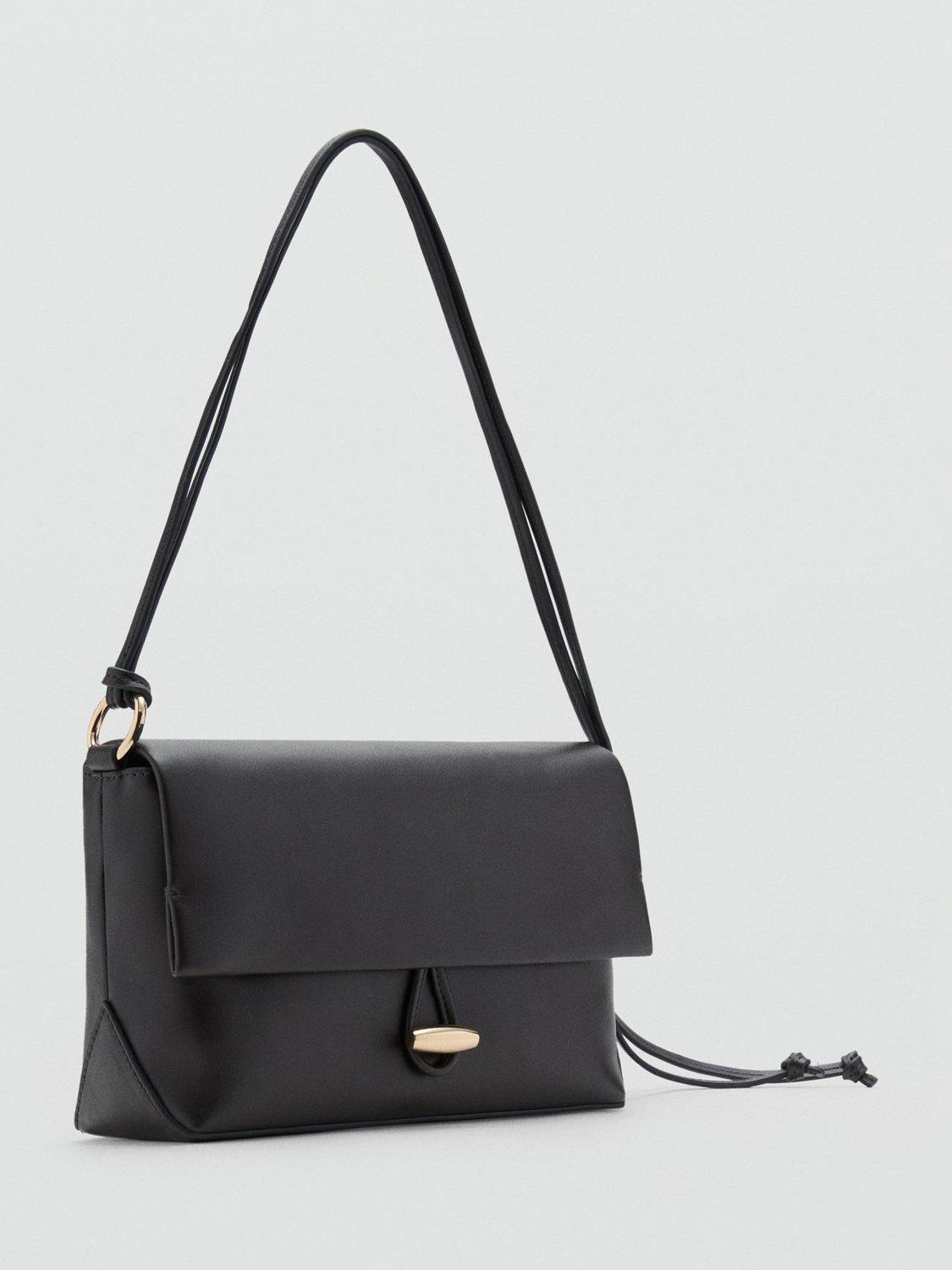 Product image 2 of 4, which shows Mango Verdejo Shoulder Bag, Dark Brown