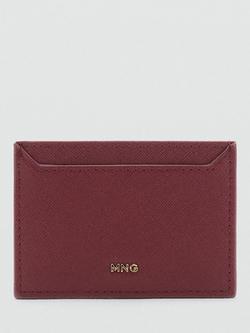 Mango Martes Card Holder, Dark Red