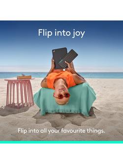 Logitech Flip Folio Case for iPad Pro 11" (M4 & M5), iPad Air 11" (M2 & M3) & iPad Air (5th Gen), Graphite - view 2, Graphite