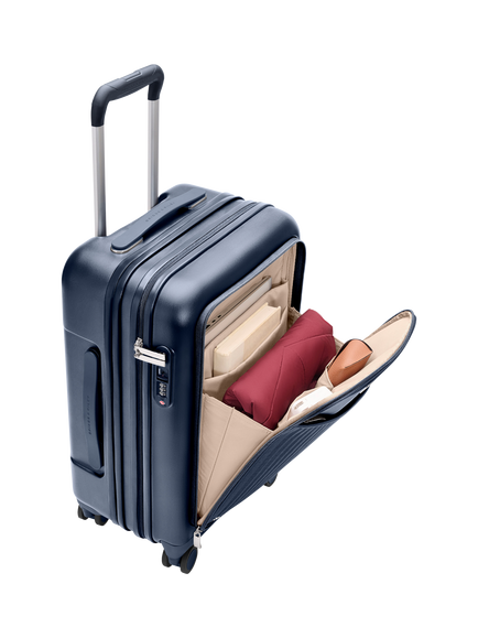 Briggs & Riley Essential 56cm Carry-On Expandable Spinner Suitcase, Navy - view 2, Navy