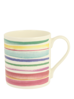 McLaggan Smith Bluebellgray Oban Striped Bone China Mug, 350ml, Multi Multi