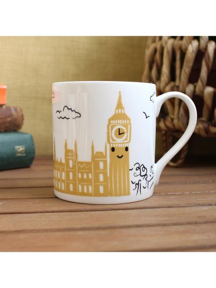 McLaggan Smith Big Ben London Bone China Mug, 350ml - view 2, Multi Multi