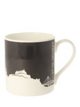 McLaggan Smith Edinburgh Skyline Bone China Mug, 350ml, Dark Sky