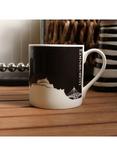 McLaggan Smith Edinburgh Skyline Bone China Mug, 350ml, Dark Sky