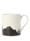 McLaggan Smith Edinburgh Skyline Bone China Mug, 350ml, Light Sky