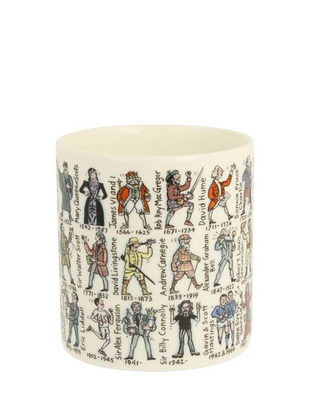 McLaggan Smith Picturemaps Famous Scots Bone China Mug, 350ml - view 2, Multi
