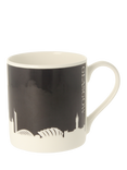 McLaggan Smith Glasgow Skyline Bone China Mug, 350ml, Dark Sky