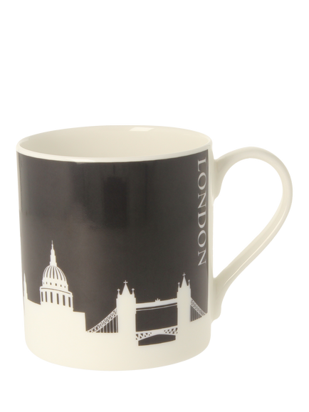 McLaggan Smith London Skyline Bone China Mug, 350ml, Dark Sky, Multi Multi