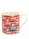 McLaggan Smith Red London Bus Bone China Mug, 350ml