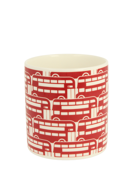 McLaggan Smith Red London Bus Bone China Mug, 350ml - view 2, Multi Multi