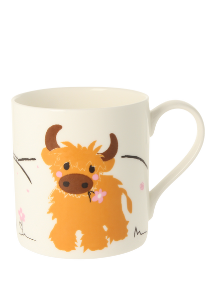 McLaggan Smith Wee Cow Bone China Mug, 350ml, Multi Multi