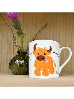 McLaggan Smith Wee Cow Bone China Mug, 350ml - view 2, Multi Multi
