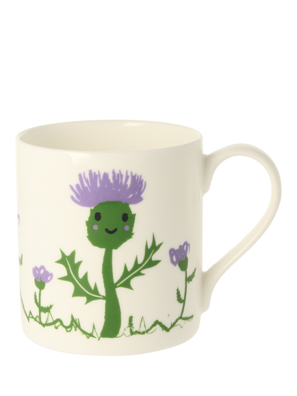 McLaggan Smith Wee Thistle Bone China Mug, 350ml, Multi Multi