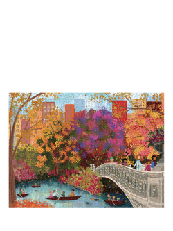 Galison Autumn on Bow Bridge Jigsaw Puzzle, 1000 Pieces - view 2, Multi