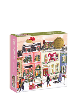 Galison Snowfall on Main Street Jigsaw Puzzle, 1000 Pieces, Multi