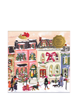 Galison Snowfall on Main Street Jigsaw Puzzle, 1000 Pieces - view 2, Multi