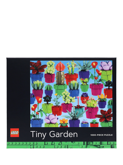 Galison LEGO Tiny Garden Jigsaw Puzzle, 1000 Pieces - view 2, Multi