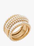 AllSaints Stacking Band Ring Set of 3, Gold