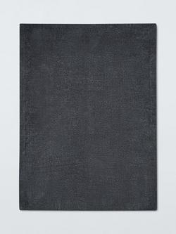 John Lewis Chunky Chenille Throw - view 2, Grey Graphite