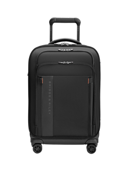 Briggs & Riley ZDX Essential Carry-On 4-Wheel Spinner 56cm Expandable Cabin Case, 46.5L, Black