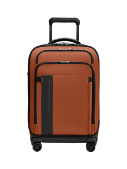 Briggs & Riley ZDX Essential Carry-On 4-Wheel Spinner 56cm Expandable Cabin Case, 46.5L, Canyon
