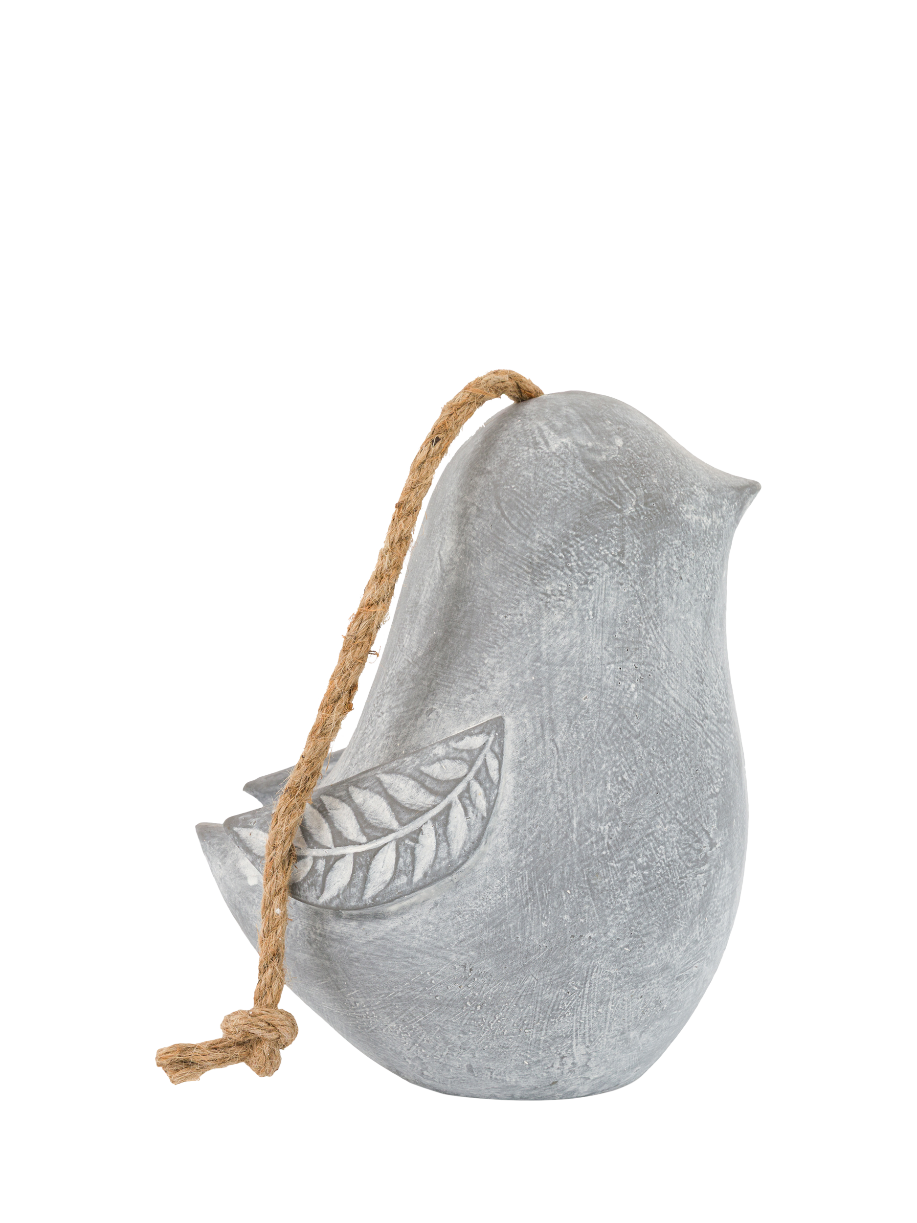 Gallery Direct Concrete Bird Outdoor Doorstop, Grey