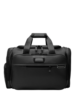 Briggs & Riley Underseat Zipped Duffle Bag, Black, Black