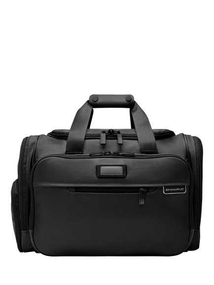 Briggs & Riley Underseat Zipped Duffle Bag, Black, Black