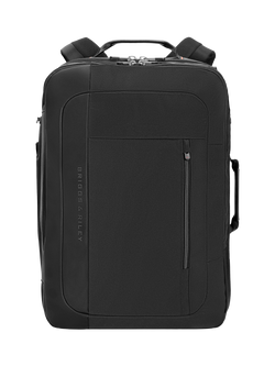 Briggs & Riley Large Convertible Backpack Duffle Bag, 55L, Black, Black
