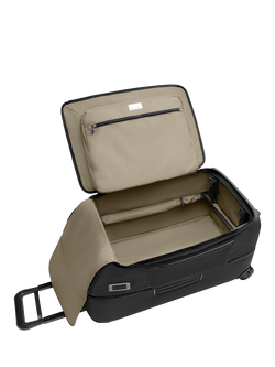 Briggs & Riley 2-Wheel 69cm Medium Upright Duffle Bag, 90L, Black - view 2, Black