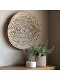 Gallery Direct Round Woven Seagrass Wall Art, 50cm, Natural