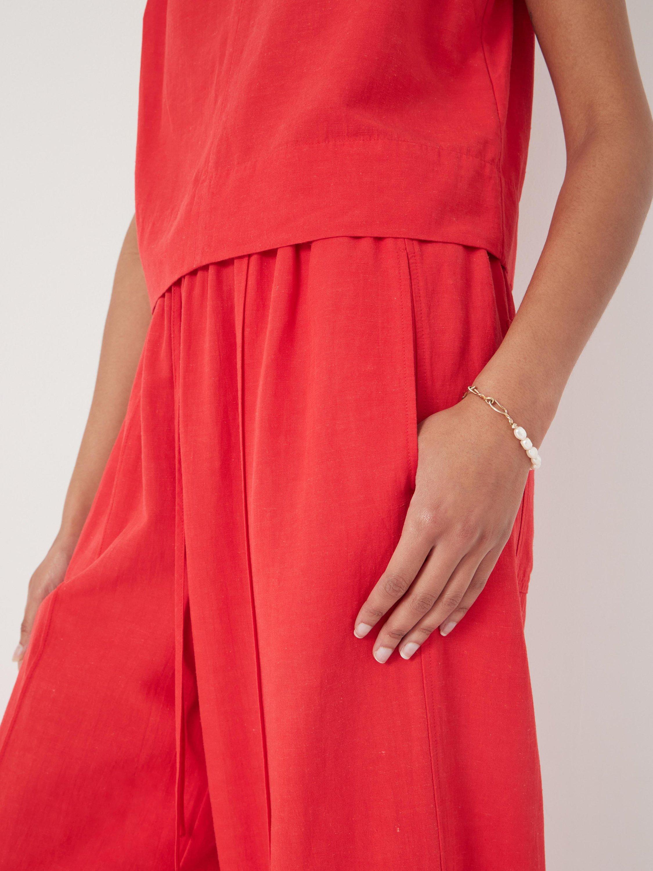 Product image 1 of 2, which shows HUSH Pearl Chain Bracelet, Gold