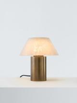 John Lewis Stonemen Cone Table Lamp, White