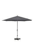 Pacific Riva Centre Pole Parasol & Base with Cover, 3.5m, Anthracite Grey