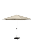 Pacific Riva Centre Pole Parasol & Base with Cover, 3.5m, Champagne
