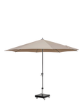 Pacific Riva Centre Pole Parasol & Base with Cover, 3.5m, Taupe