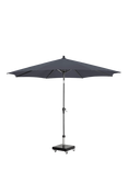 Pacific Riva Centre Pole Parasol & Base with Cover, 3m, Anthracite Grey