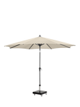 Pacific Riva Centre Pole Parasol & Base with Cover, 3m, Champagne