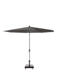 Pacific Riva Premium Centre Pole Round Parasol & Base with Cover, 3m, Faded Black