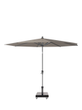 Pacific Riva Premium Centre Pole Round Parasol & Base with Cover, 3m, Taupe