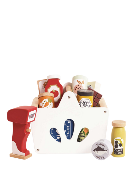 Le Toy Van Grocery Set & Scanner, Multi Multi