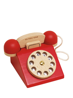 Le Toy Van Vintage Wood Phone, Multi Multi