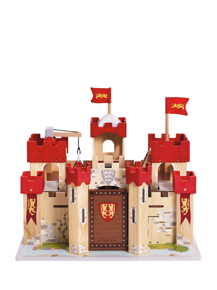 Le Toy Van Wooden Lionheart Castle, Multi Multi