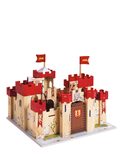 Le Toy Van Wooden Lionheart Castle - view 2, Multi Multi