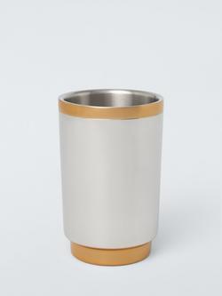 John Lewis Vintage Stainless Steel Wine Cooler, Gold, Gold