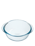 Pyrex Round Glass Air Fryer Dish, 18cm, Clear