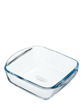 Pyrex Square Glass Air Fryer Dish, 17cm, Clear